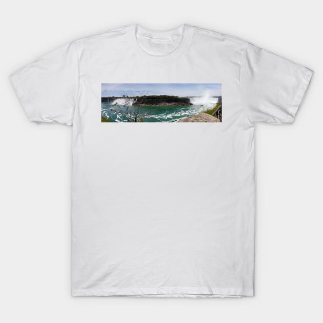 Niagara Panorama T-Shirt by srosu